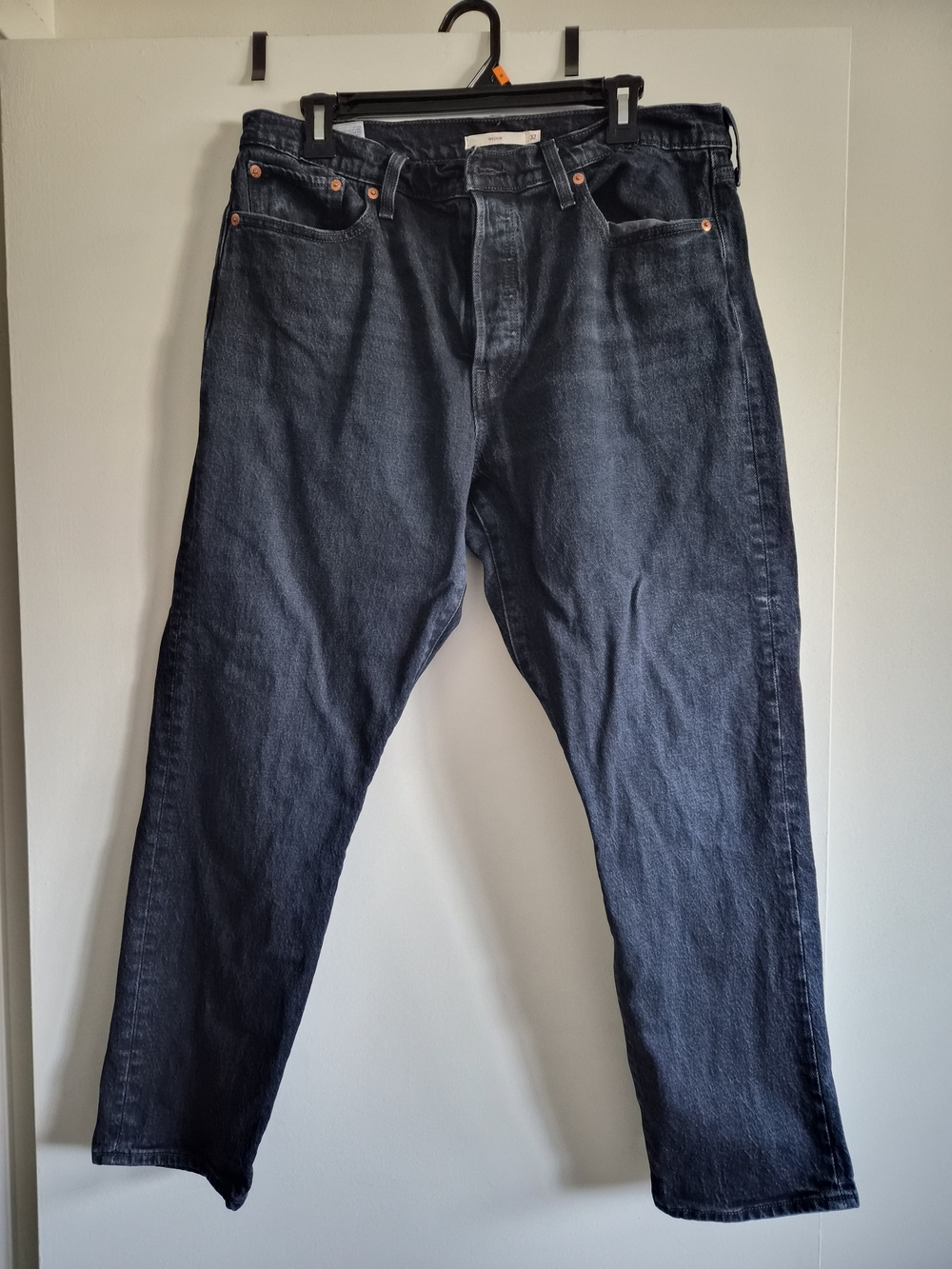 Levi's Dark Wash Woman's Wedgie Jeans Straight Ankle